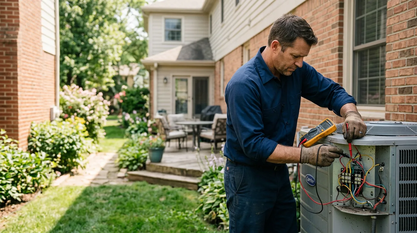 HVAC technician working near Chillicothe, OH